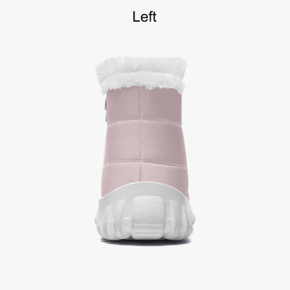SHO-024PPL-24 Fur Zip Up Boots