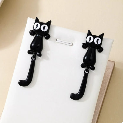 Alloy Cat Earrings