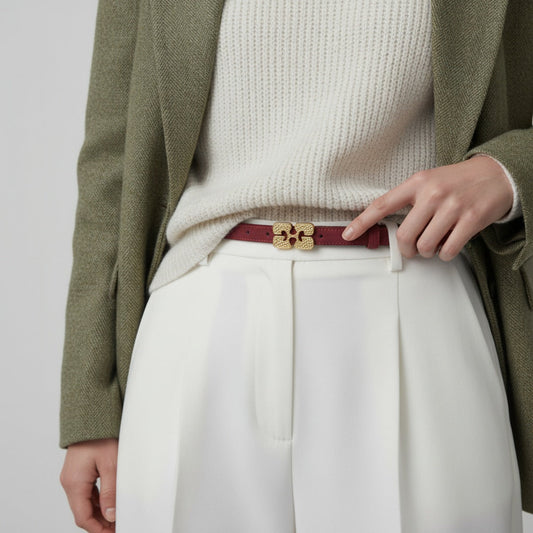 Buckle Skinny Belt