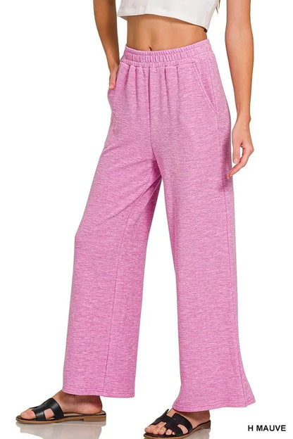 Zenana Cotton Slub Tank & Pants Set