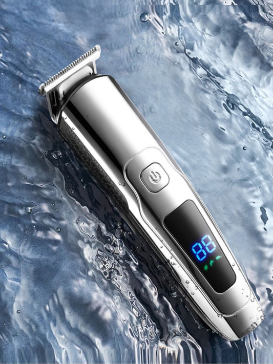 Waterproof Hair Clipper with LED Display