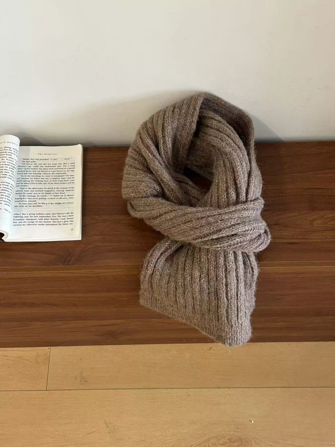 Cozy Knitted Winter Scarf