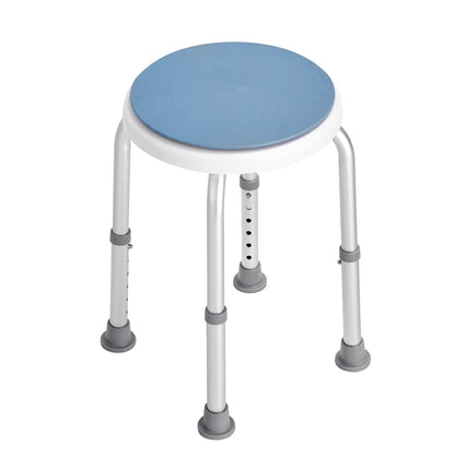 VEVOR Shower Chair For Inside Shower, 360 Degree Swivel Shower Seat, Adjustable Height Shower Stool, Non-Slip Bench Bathtub Seat Stool For Elderly Disabled Adults Handicap, 300 Lbs Capacity