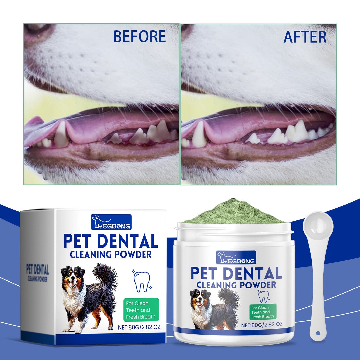 Dog Tooth Cleaning Powder