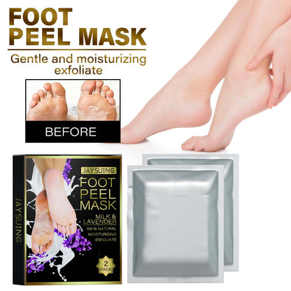 Jaysuing Lavender Exfoliating Foot Mask Exfoliating Foot Care Hydrating, Hydrating, Anti-chapping And Moisturizing Skin