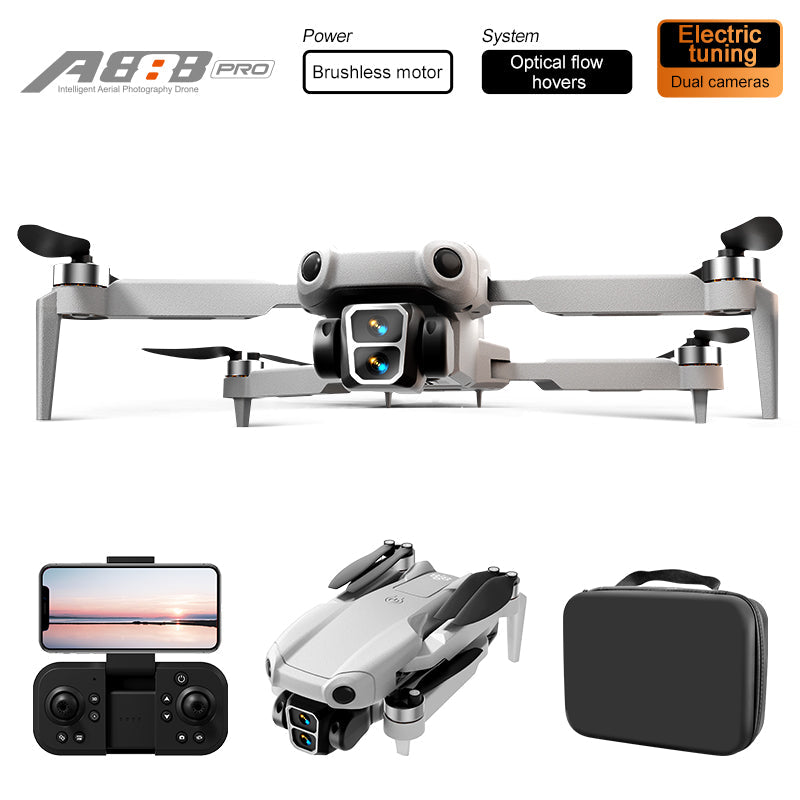 A888- Grey - Dual Electric Drone