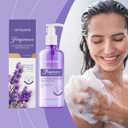 Jaysuing Ladies Lavender Shower Gel Cleans Skin Gently, Refreshes, Moisturizes And Leaves Fragrance