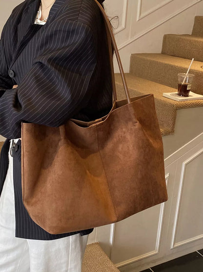 Solid Color Tote Bag