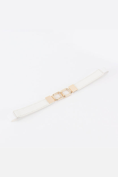 Geometric Double Buckle Elastic Belt