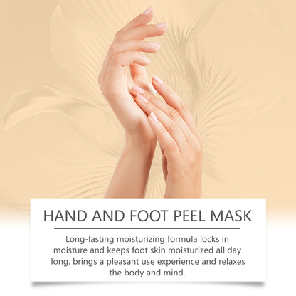 Wiyun Vitamin C Turmeric Pulls Hand And Foot Mask, Gently Cleans Dead Skin, Restores Moisture And Nourishes Delicate Hands And Feet Skin