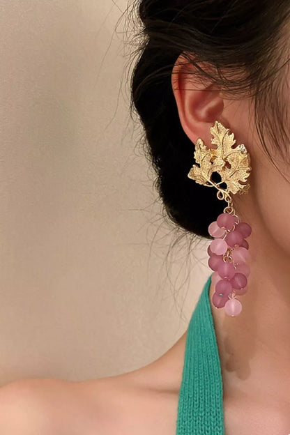 Geometric Circle Drop Earrings