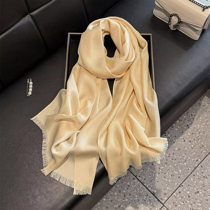 Raw Hem Scarf