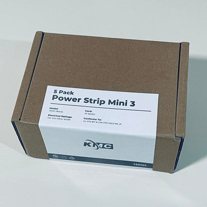 KMC Power Strip Mini 3 - 5 Pack