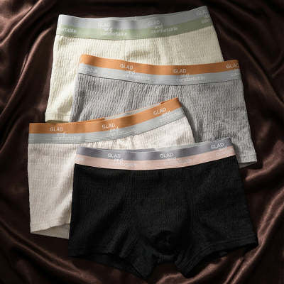 Boys, Pure Cotton Antibacterial Four Corner Shorts, Pure Cotton Crotch For Breathability