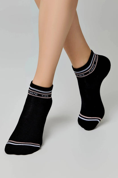 Cotton Ankle Socks Conte Active 572 - Terry Foot