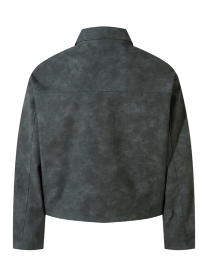 Men's Long Sleeve Zip-Up Jacket