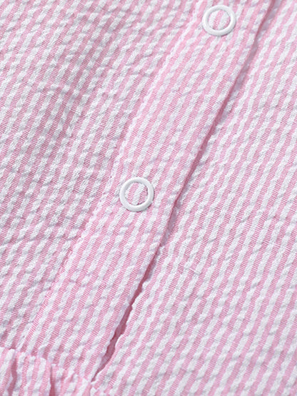 Children's Smocked Short Sleeve Dress