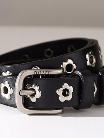 Flower Buckle Belt