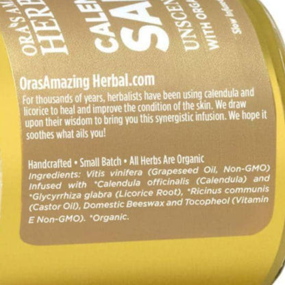 Calendula Salve with Licorice Root and Castor Oil