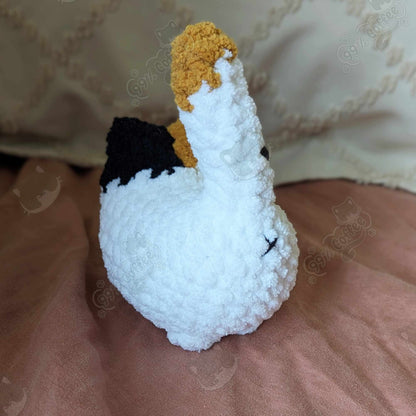 Chubby Calico Loaf Cat Plushie