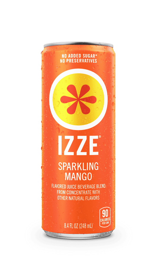 Izze Sparkling Mango Can (Pack of 6x4 - 8.4 Fl Oz)