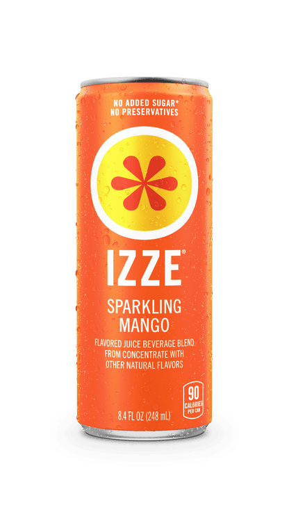 Izze Sparkling Mango Can (Pack of 6x4 - 8.4 Fl Oz)