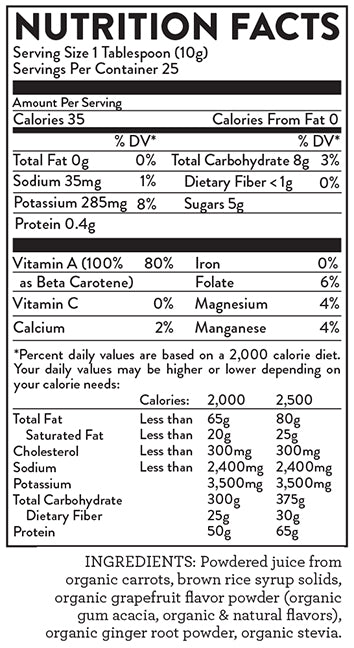 CarrotJuiceMax - Grapefruit/Ginger