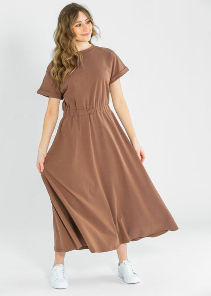 Casey Cap Sleeve Midi Dress