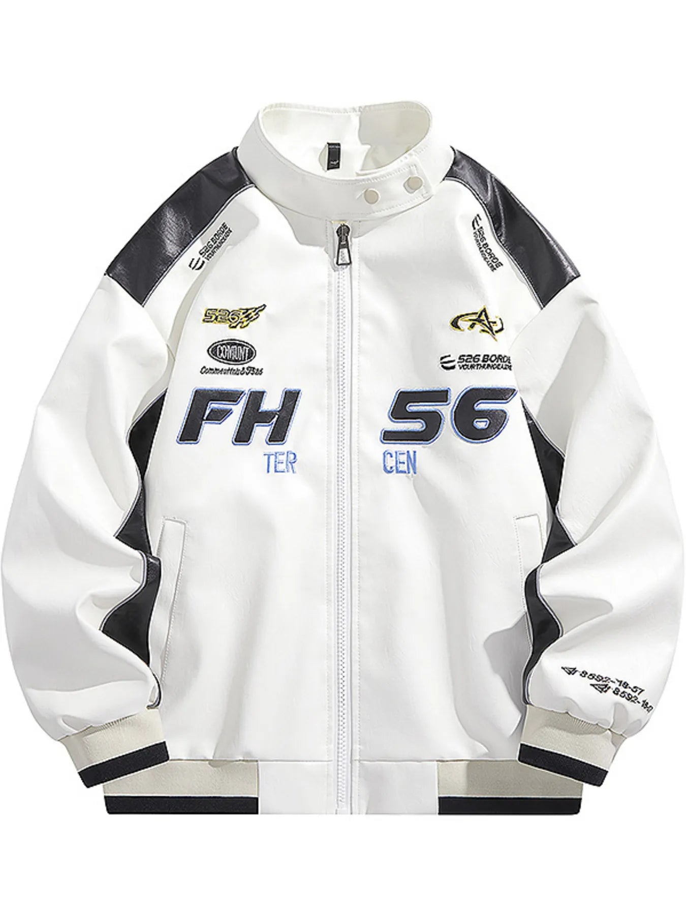 Men's Plus Size Zip Up Long Sleeve Jacket