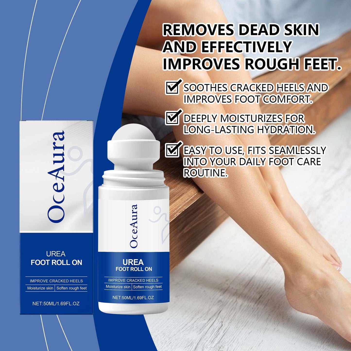 Urea Foot Moisturizing Roll-On 50ml