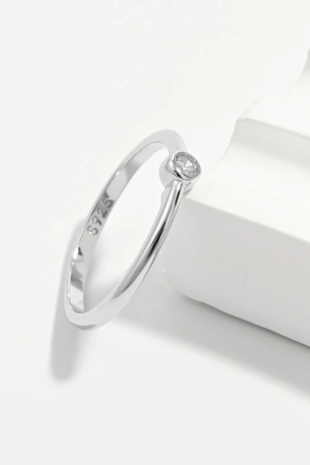 925 Sterling Silver Inland Zircon Ring