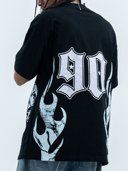 Men's Graphic Round Neck T-Shirt