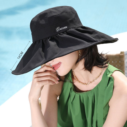 Wide Brim Sun Visor Hat