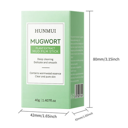 HUNMUI Mugwort Plant Extract Clay Mask Stick 40g
