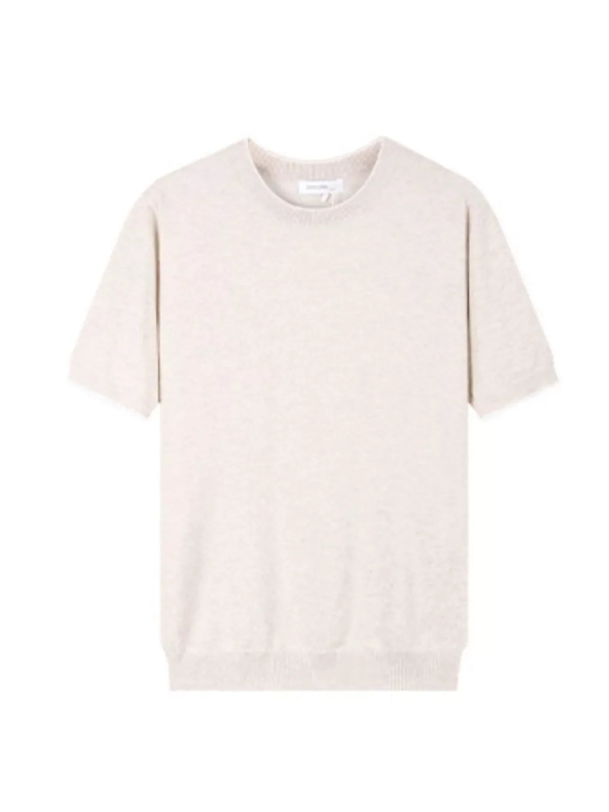 Men's Plus Size Contrast Trim Crew Neck T-Shirt