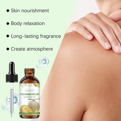 West Month Cucumber Soothing Care Essential Oil, Hydrating, Tender And Nourishing Skin Fragrance Plant Soothing Essential Oil