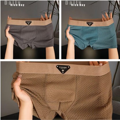 Men's Ice Silk Underwear Fashion Sport Boxer