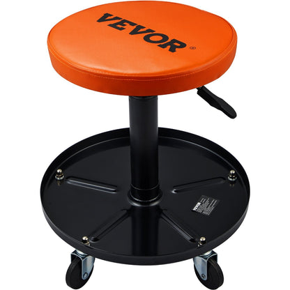 VEVOR Adjustable Mechanics Rolling Creeper Seat Stool Tool Tray For Shop Garage
