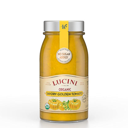 Lucini Italia Organic Golden Savory Tomato Sauce - 24 Oz (Pack of 6)