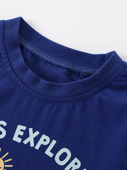 Children's Round Neck Short Sleeve T-Shirt