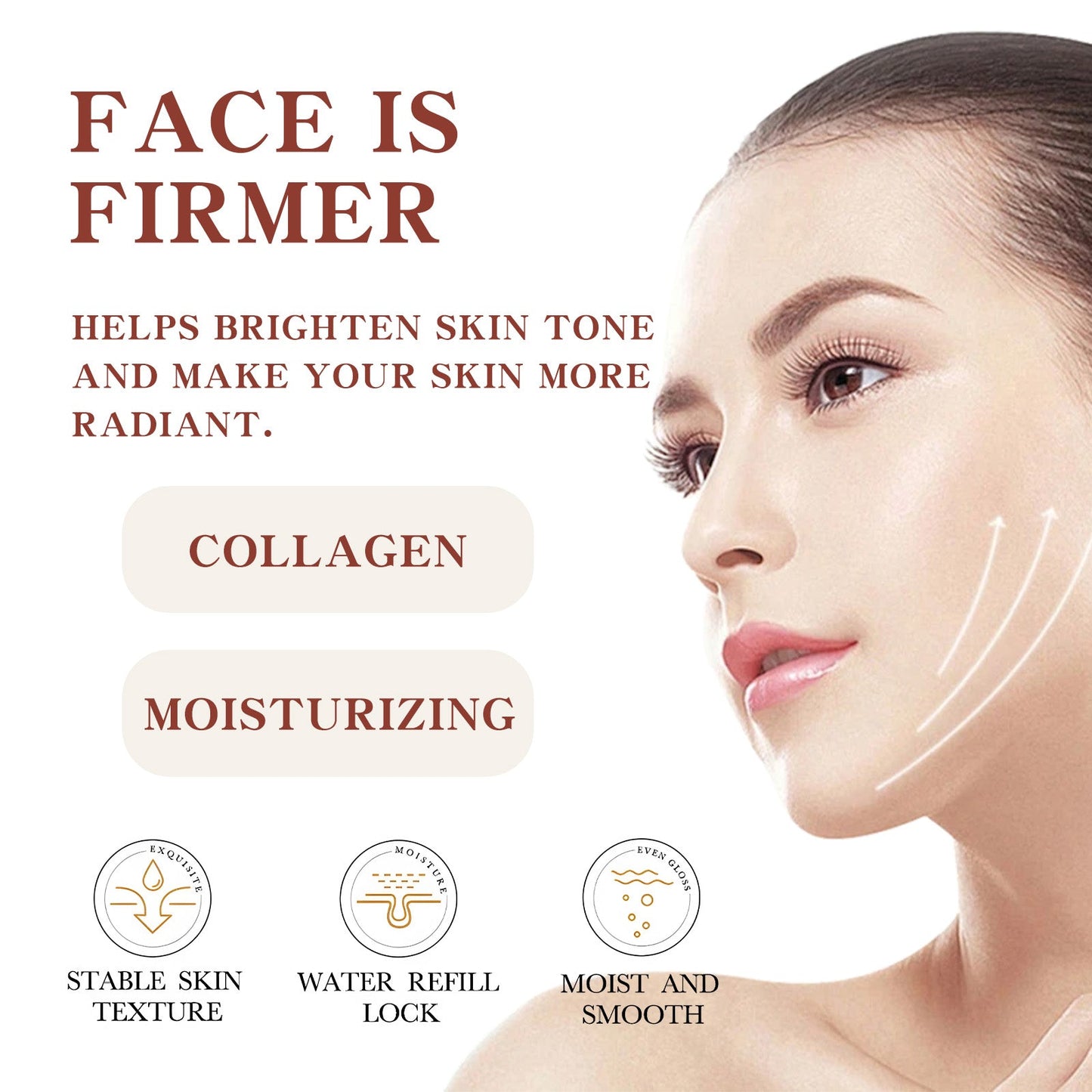 OUHOE Polypeptide Anti-Wrinkle Cream, Lighten Wrinkles Firming Elastic Moisturizing Facial Skin Hydrating Brightening Beauty Cream