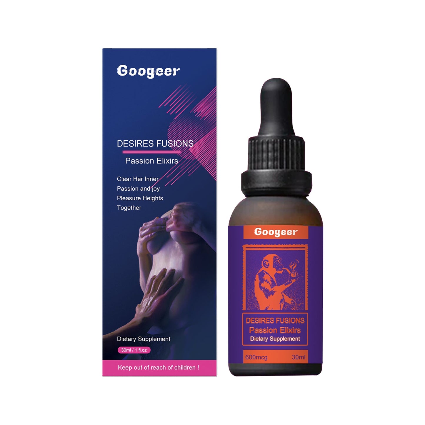 Women Vitality Support Drops,Natural Shilajit & Ginseng Extract Elixir For Mood, Stress Relief & Intimate Wellness
