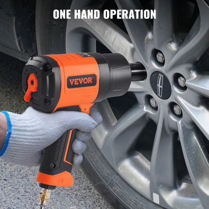 VEVOR Air Impact Wrench  Square Drive 1400ft-lb Nut-busting Torque 90-120PSI