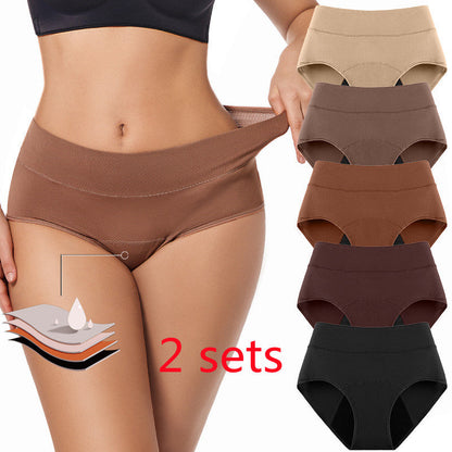 3-layer Absorbent Menstrual Women's Underwear With Breathable Holes
