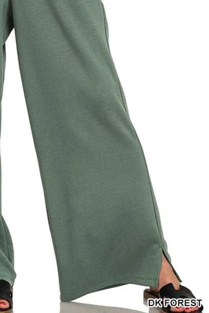 Zenana Scuba Drawstring Pants