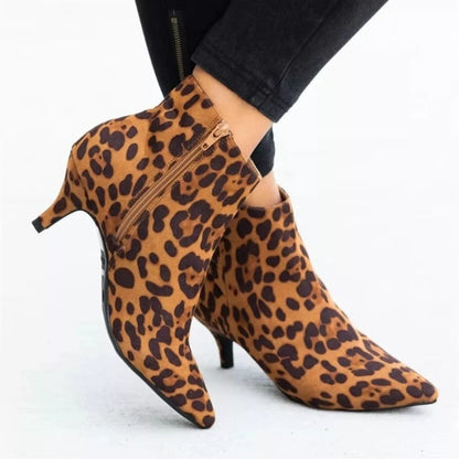 Point Toe Kitten Heels Boots