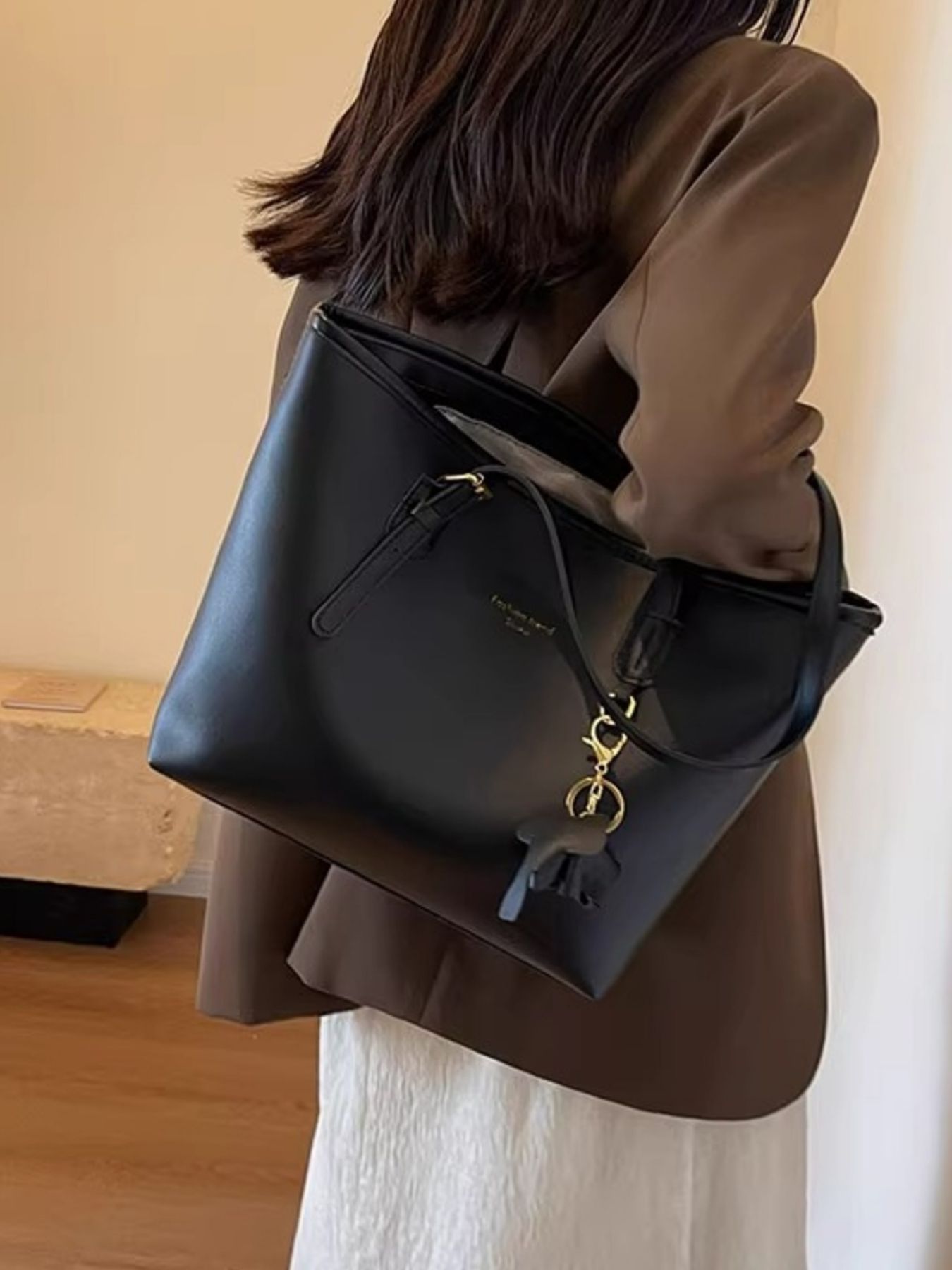 PU Leather Tote Bag