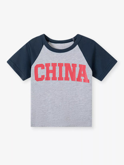 Children's 'CHINA' Raglan Sleeve T-Shirt