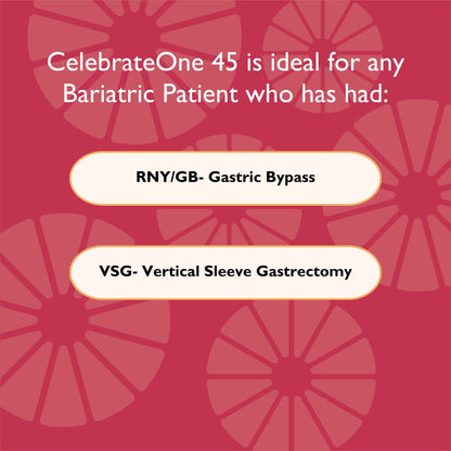 CelebrateONE 45 Once Daily Bariatric Multivitamin Capsule With Iron