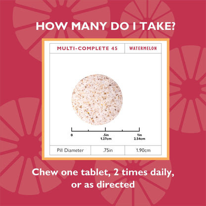 Multi-Complete 45 Bariatric Chewable Multivitamin with Iron